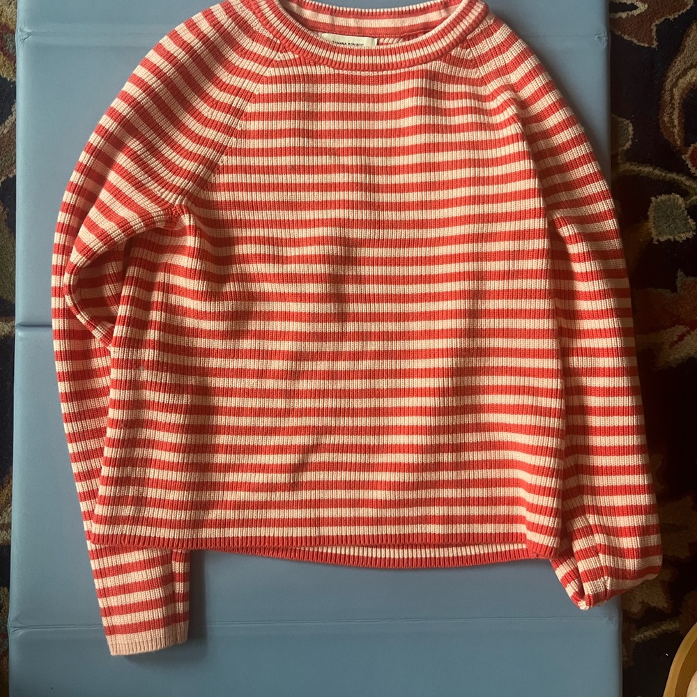 Striped Red and Pink Sweater